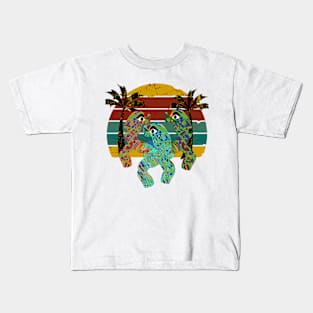 Animal art of geometric shapes Kids T-Shirt